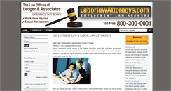 Desktop Screenshot of laborlawattorneys.com