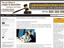 Tablet Screenshot of laborlawattorneys.com